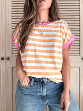 Cargar imagen en el visor de la galería, Básica Zen Rayas Naranja