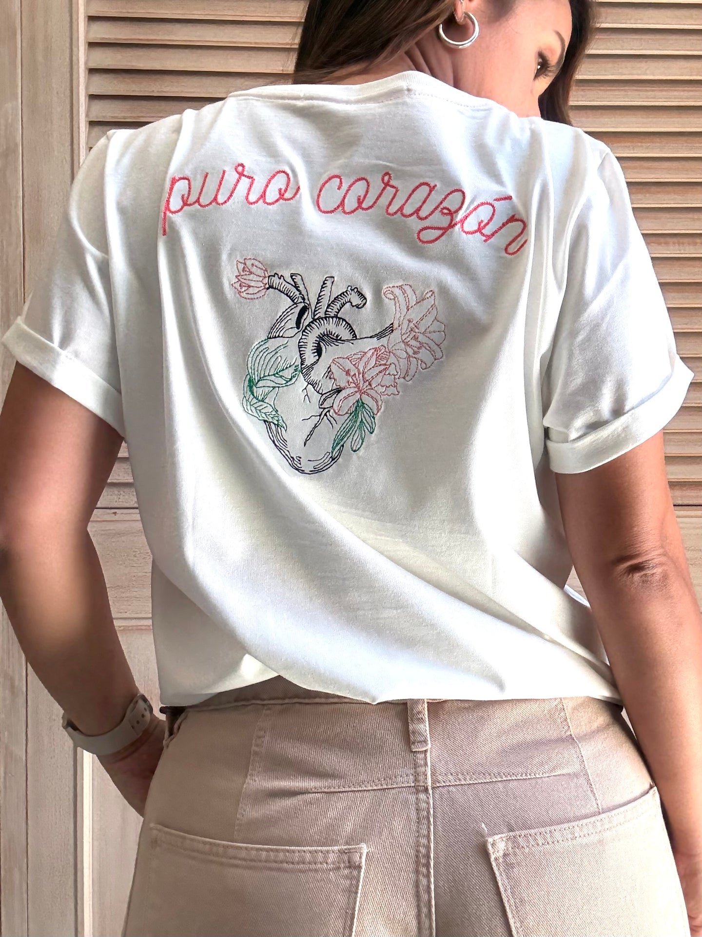 Básica Puro Corazon Bordada