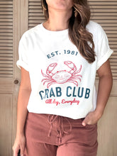 Cargar imagen en el visor de la galería, Básica Oversize Crab Club All Day
