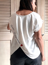Cargar imagen en el visor de la galería, Arizona Bordada Marfil Choose happiness
