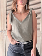 Cargar imagen en el visor de la galería, Santorini Verde Detalle Lentejuela
