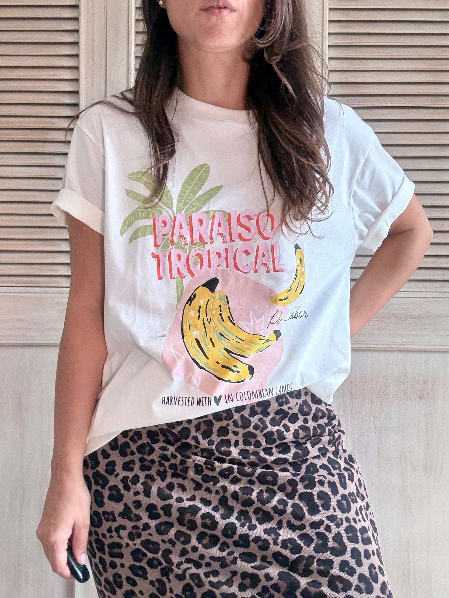 Básica Oversize Banana Paraiso