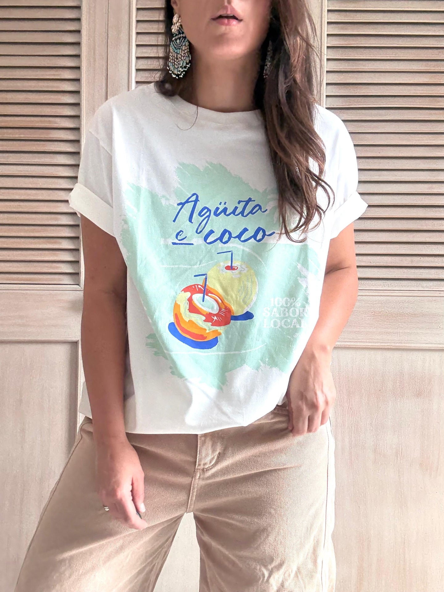 Básica Oversize Agüita  e Coco